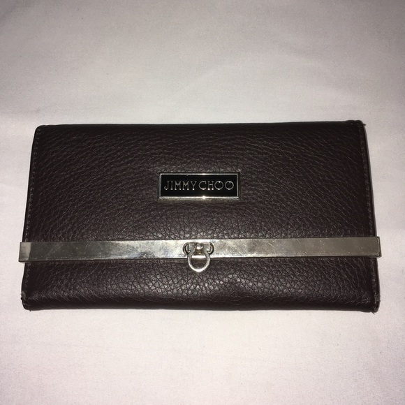 Jimmy Choo Handbags - Jimmy Choo Faux Leather Wallet!!